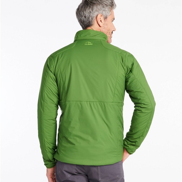 LL Bean Men’s Stretch Packaway Jacket (L LONG in subtle two-toned blue) - Picture 7 of 10